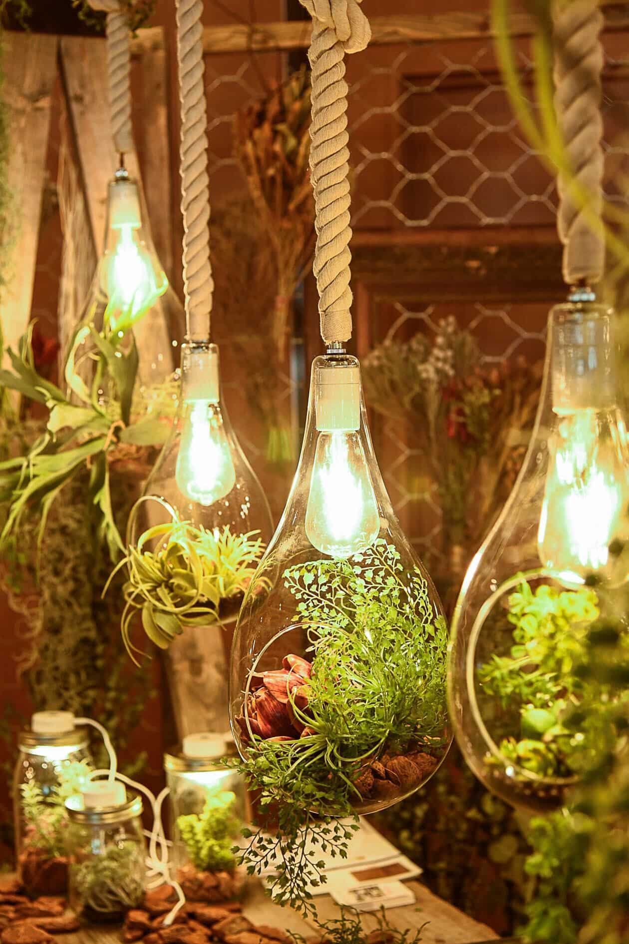 ペンダントライト ボタニカル with フェイクグリーン L｜ライト・照明