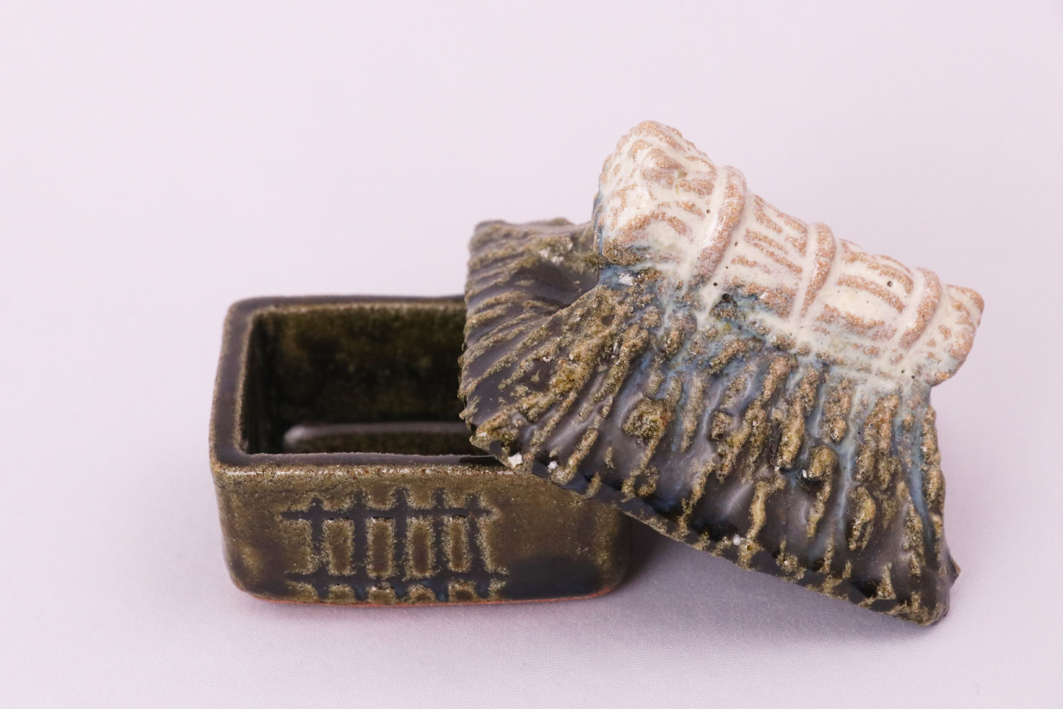 茶道具 唐物 紫檀 押鳥 香合 八方香合 二件 茶道具 唐物 紫檀 押