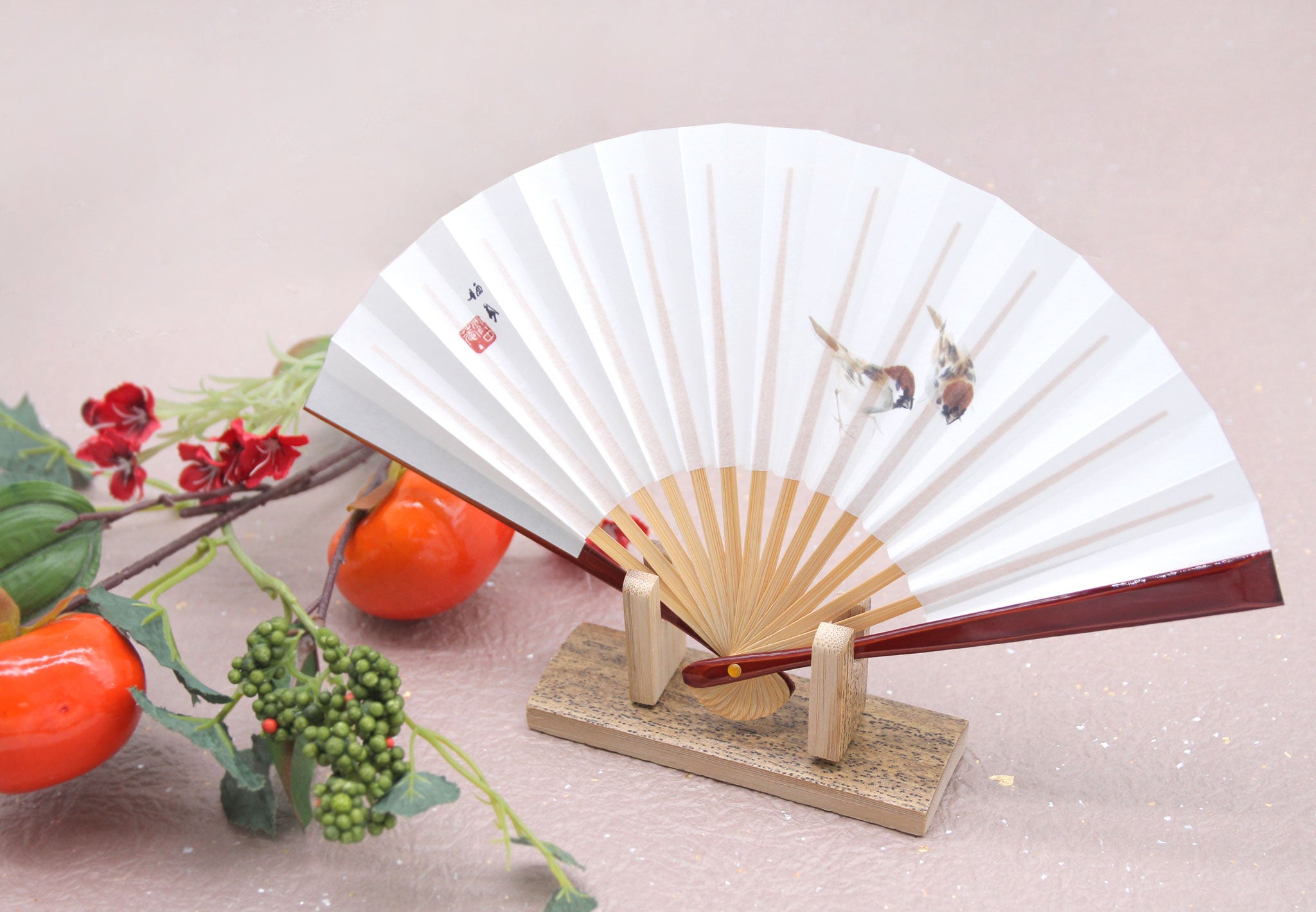 茶道用扇子 野雀 5寸 – 白竹堂オンラインショップ