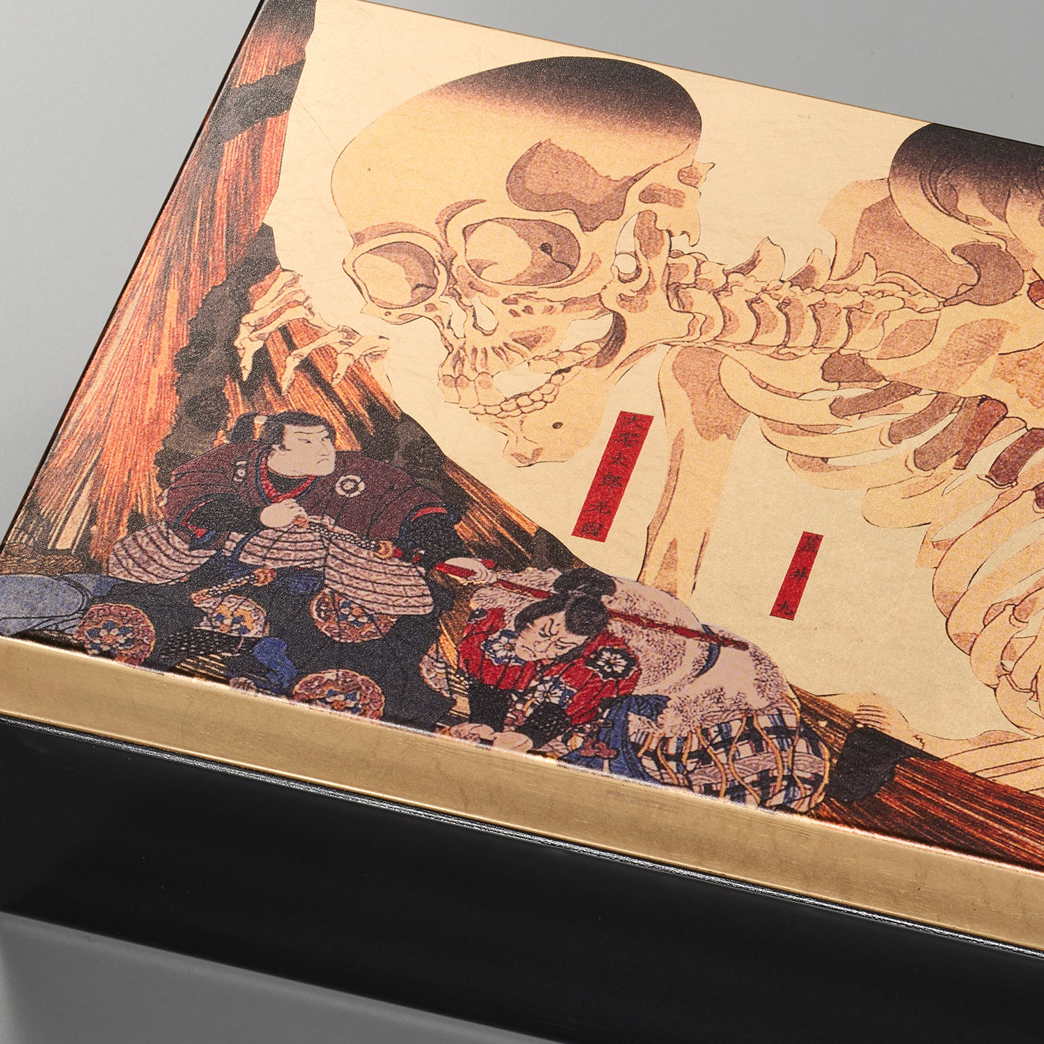 箔一 hakuichi 金箔 金沢箔 金沢 工芸品 浮世絵ドクロのアクセサリー