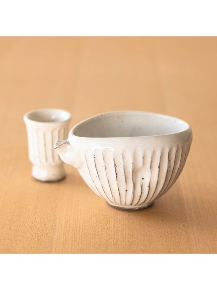 粉引鎬 片口冷酒器（食器その他）｜Madu（マディ）｜HAKKA公式
