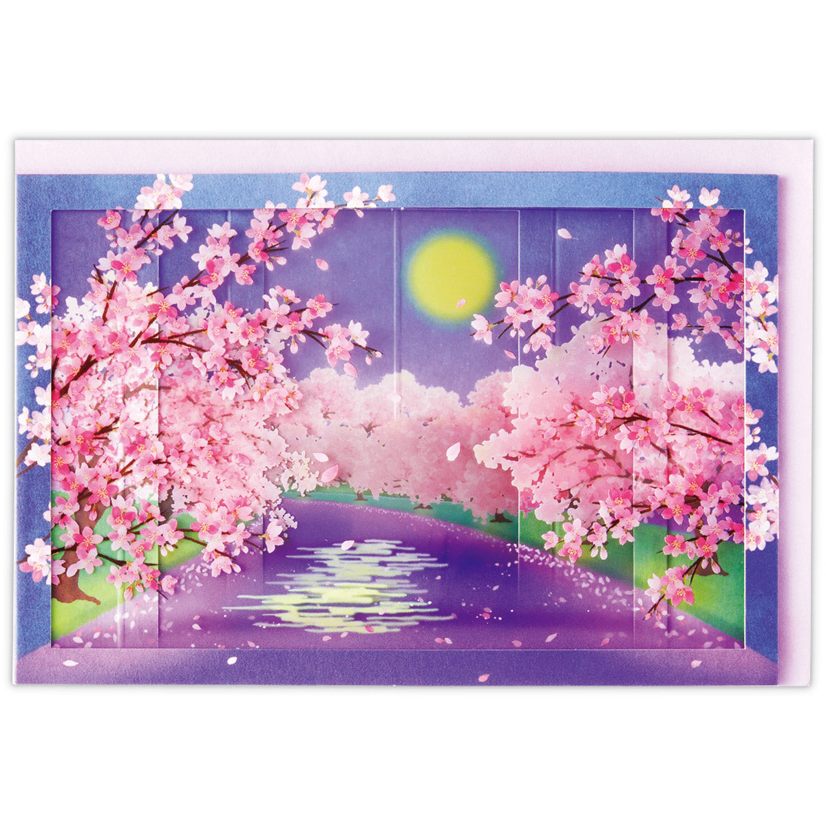 カーブ桜【多目的／春柄立体グリーティングカード】｜日本ホールマーク