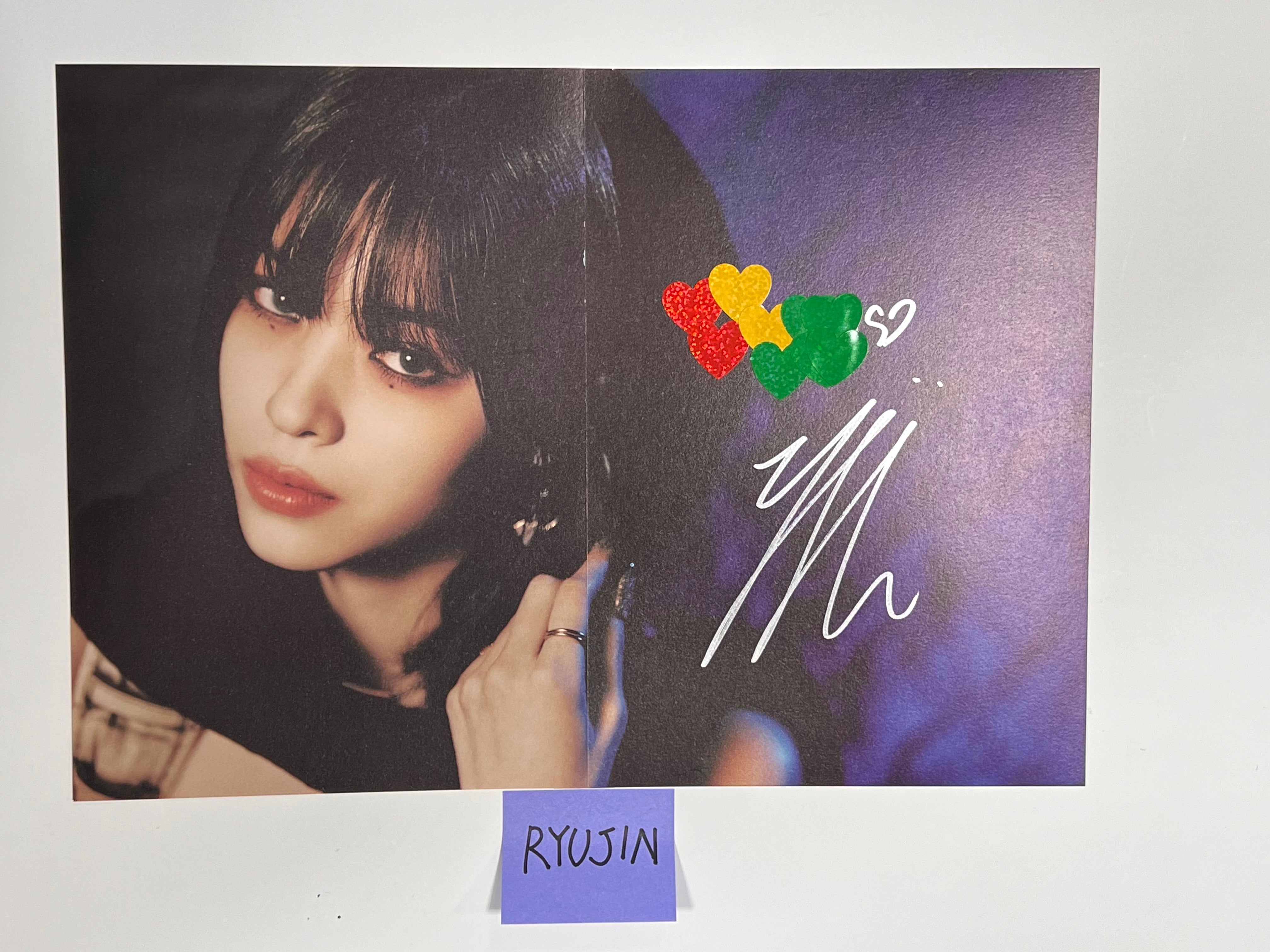 itzy soundwave ポラロイド サインチェキ リュジン リュジン チェキ