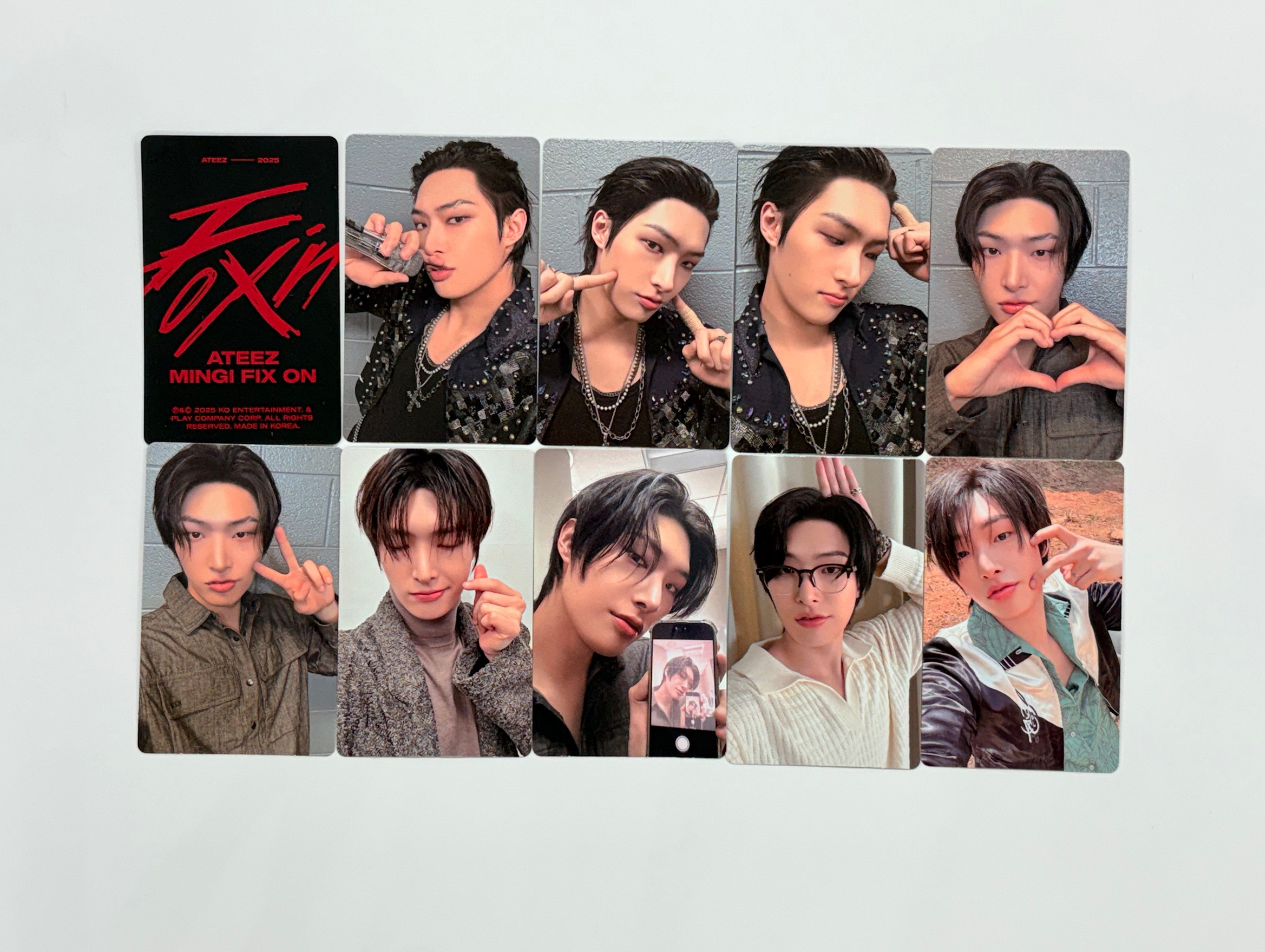 ateez ミンギ 直筆サイン入りチェキ ateez ミンギ直筆サイン入りチェキ