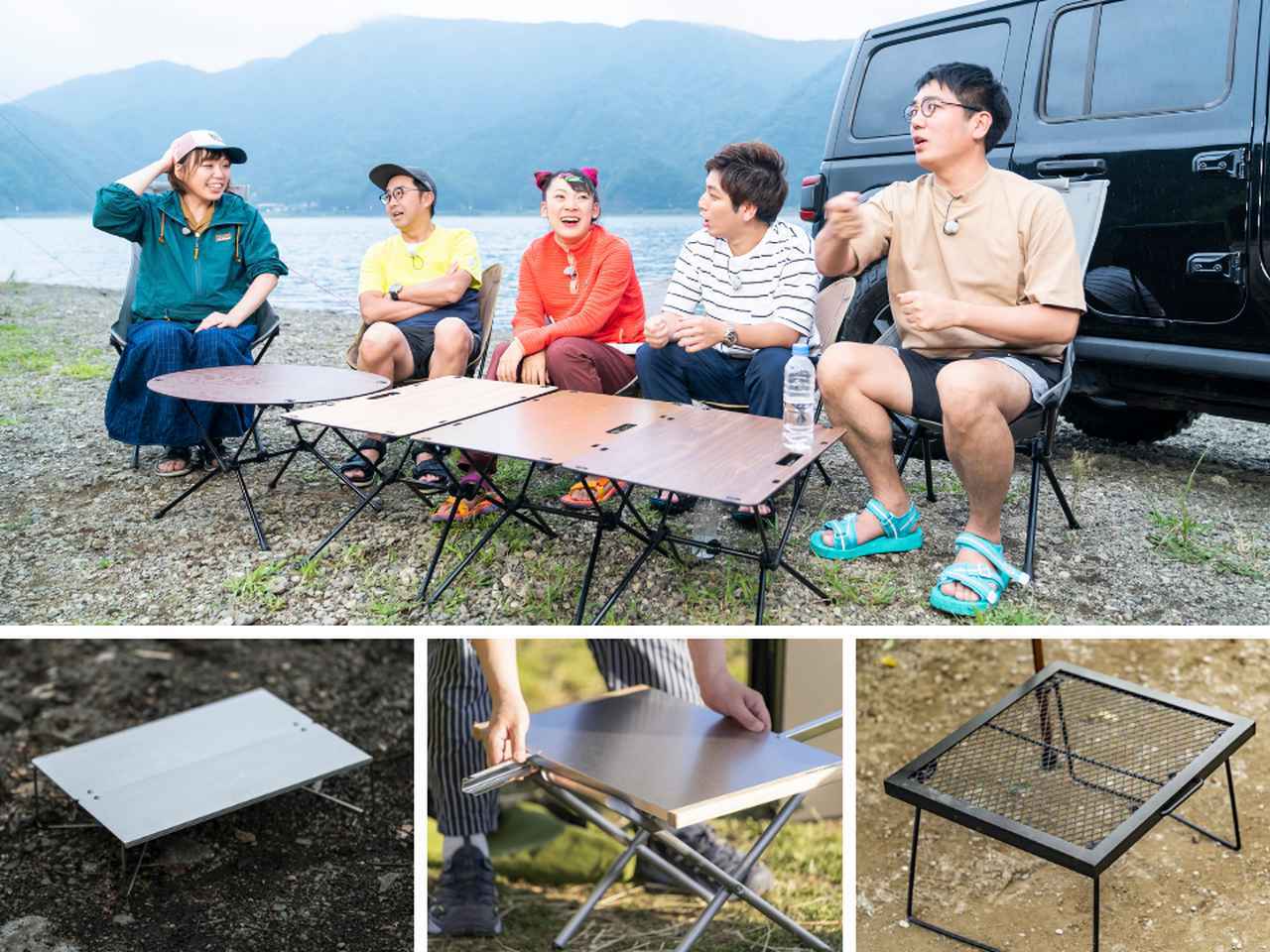 DODキャナリーテーブルM 収納袋付き アウトドアテーブル キャナリー