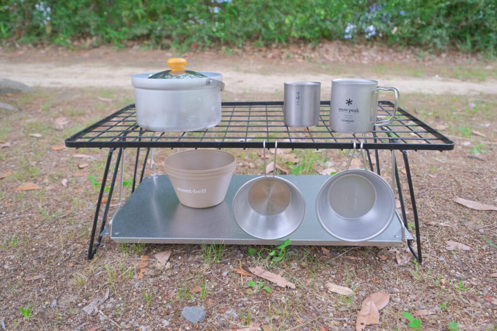 UNIFLAMEユニフレーム フィールドラック廃盤シルバーコンプリート 中古