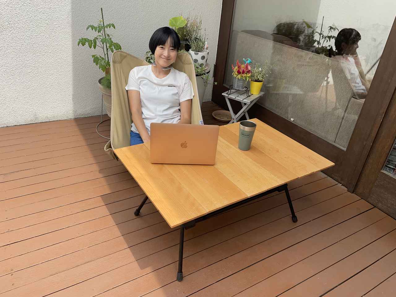 ひよこ DOD キャナリーテーブル M ひよこ DOD キャナリーテーブル M