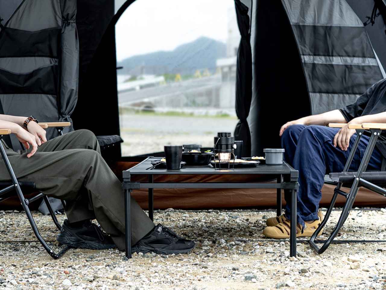 DOD ナニゲニーテーブル L ファミリー ブラック DOD ナニゲニー