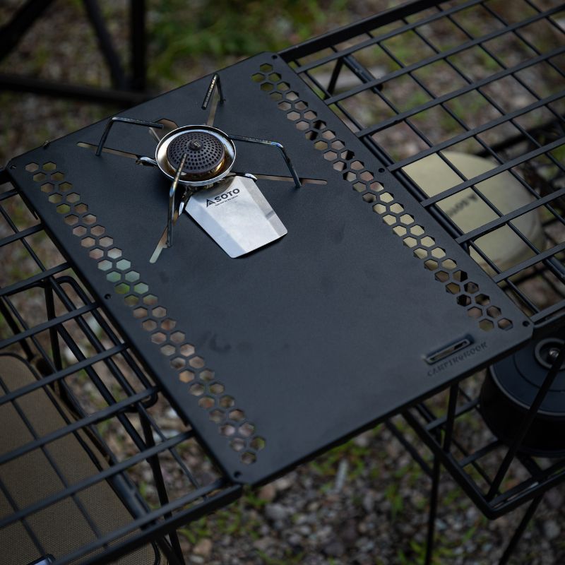 HIBARI フィールドラック キャンピングラック アルミ天板セット 収納