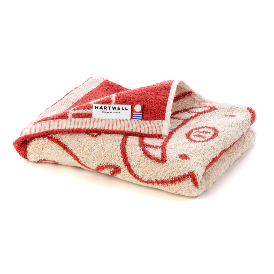 米津玄師 トライバルフェイスタオル / RED 帰りの会 廃盤 レア