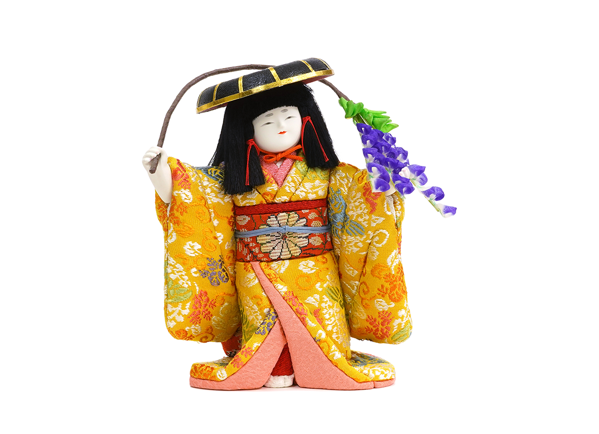 歌舞伎絵// タイトル藤娘 (大作油彩画) 歌舞伎絵// タイトル藤娘 (大作