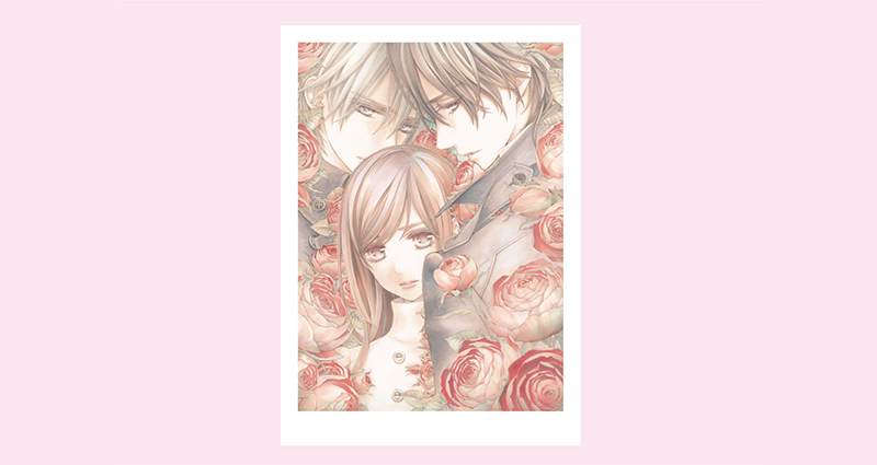 ヴァンパイア騎士原画展 限定 樋野まつり先生 直筆「原稿下絵」1枚 暁