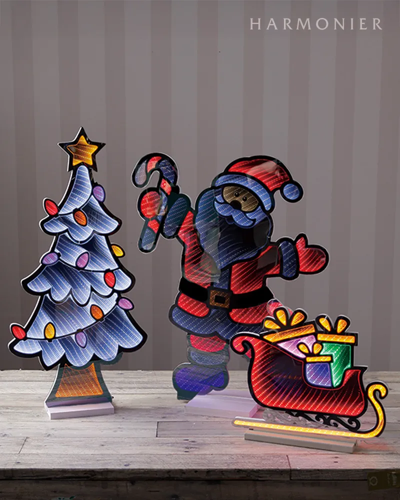 インフィニティークリスマスライト/キャンディサンタ75cm｜クリスマス