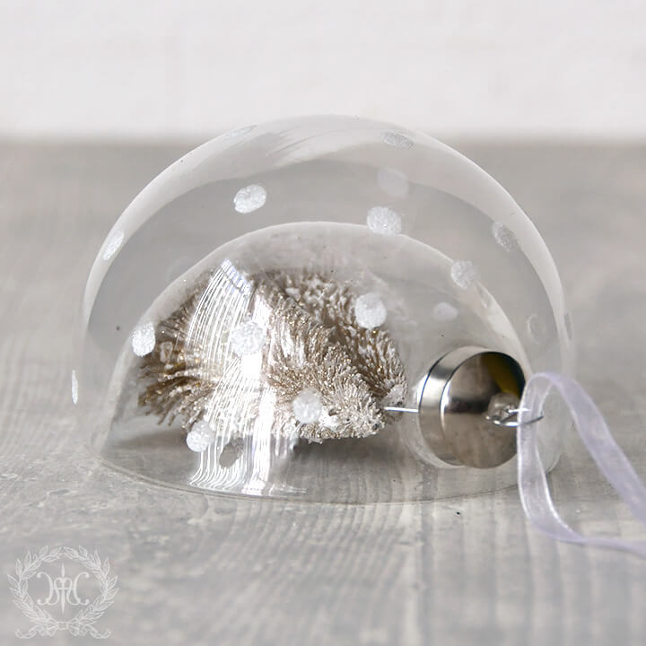 Web Store限定】ゴールドツリーガラスボールオーナメント φ10cm (ZODAX