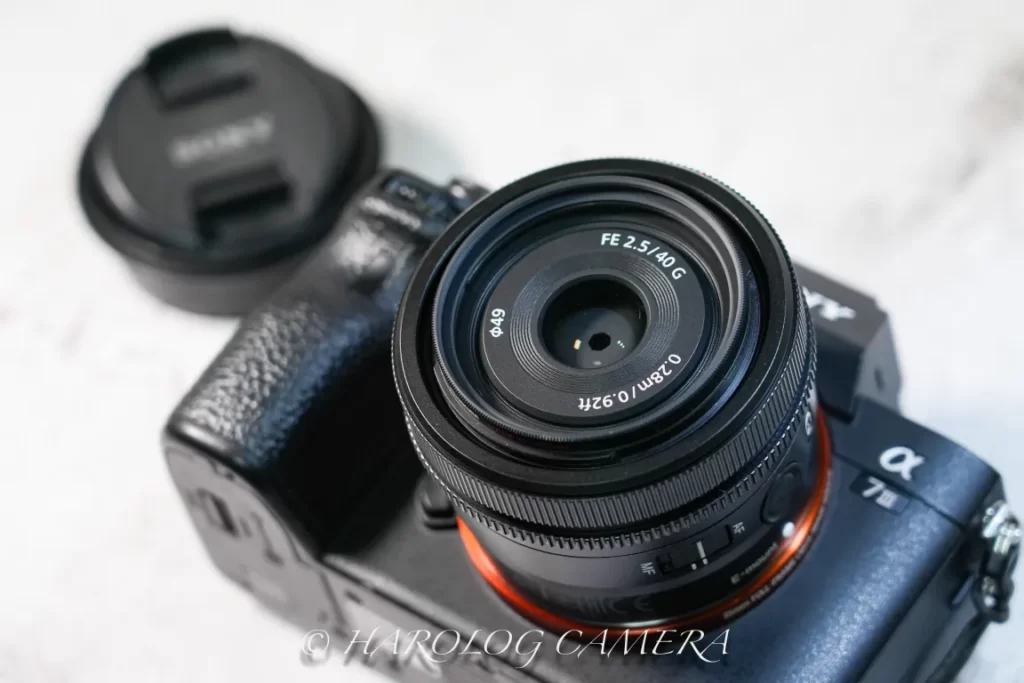 美品】SONY FE 40mm F2.5 Gレンズフード ブラックミストセット 価格