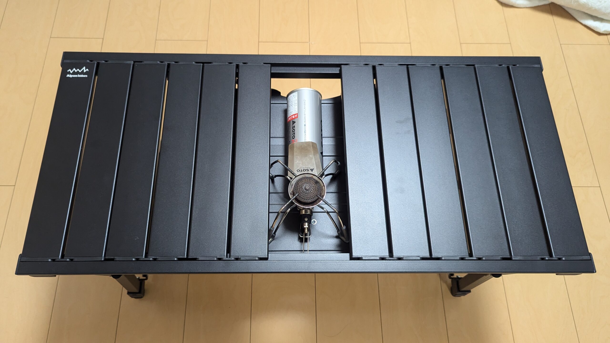 レビュー】Alpen Outdoors アルミユニットテーブル88 | 傍楽ブログ