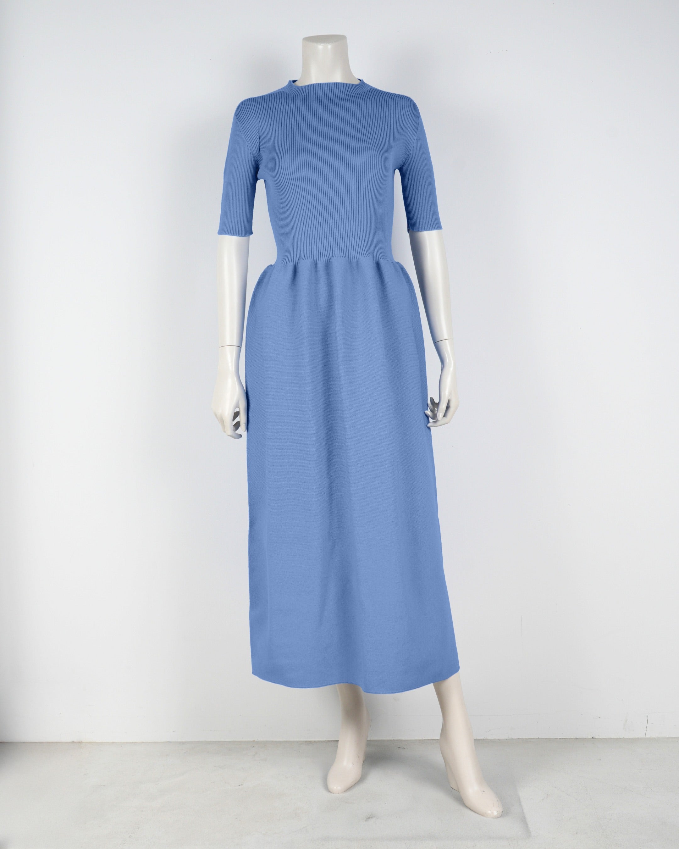 オーダーメイド】 半袖ワンピース ホールガーメント 56色 ニット