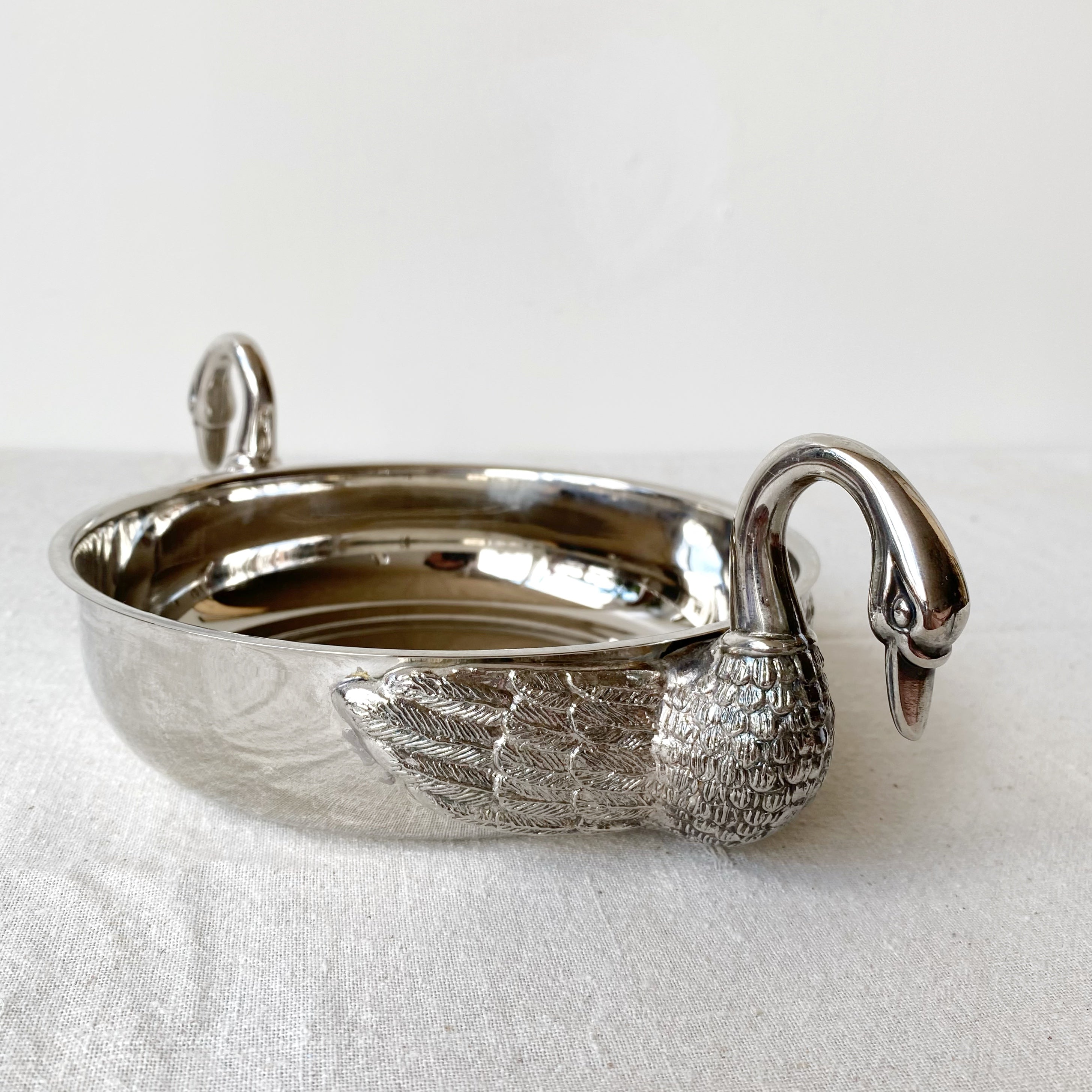 Vintage Silver-plated Dual Swan Bowl – HAUS THEORY