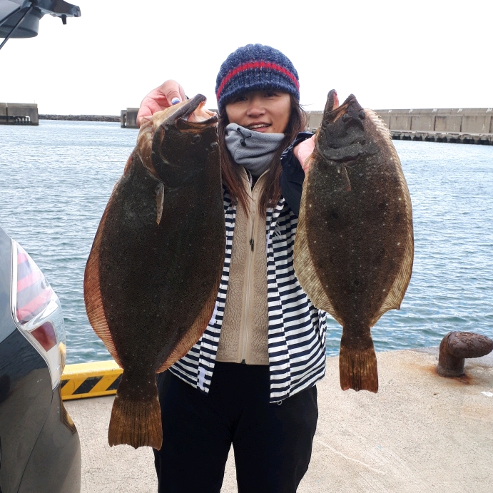 全面解禁 鹿島のヒラメ！ | ハヤブサLady 隼華-HAYAKA-