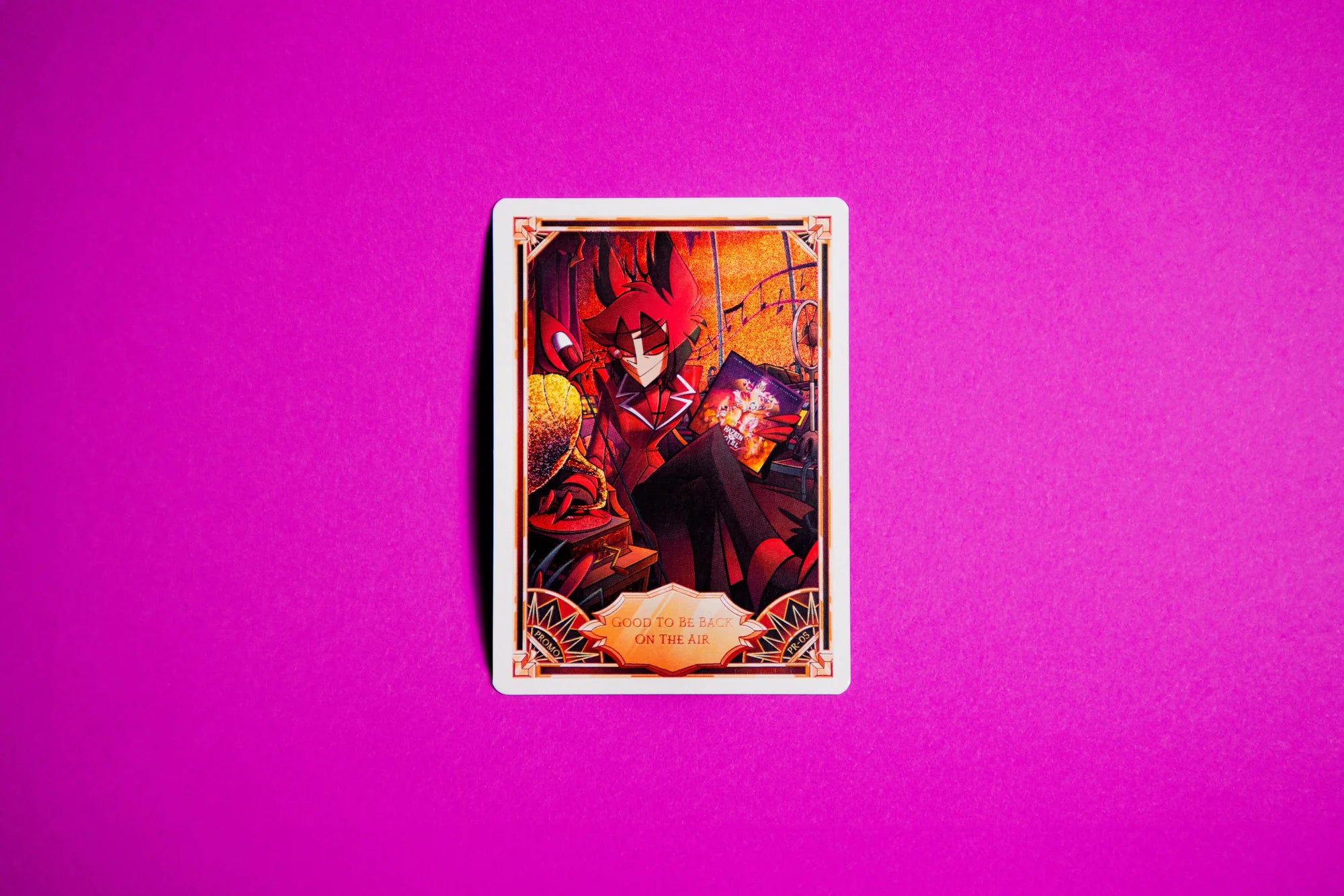 ハズビンホテル LP レコード アラスター プロモカード付き hazbin CD