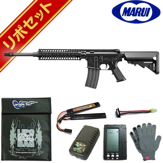 東京マルイ 次世代電動ガン レシーライフル Black リポバッテリー フル