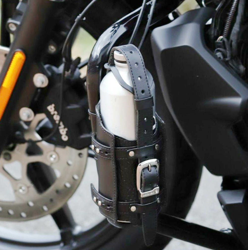 ガソリン携行缶ホルダー 1L缶対応(クロコブラック) DEGNER |ハーレー