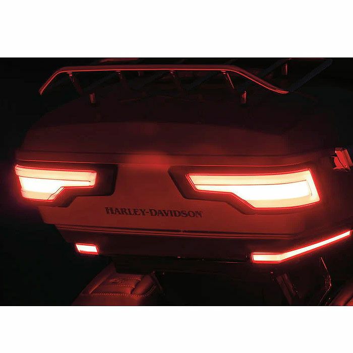 ツアーパック用 LEDテールライト スモークレンズ クローム |ハーレー