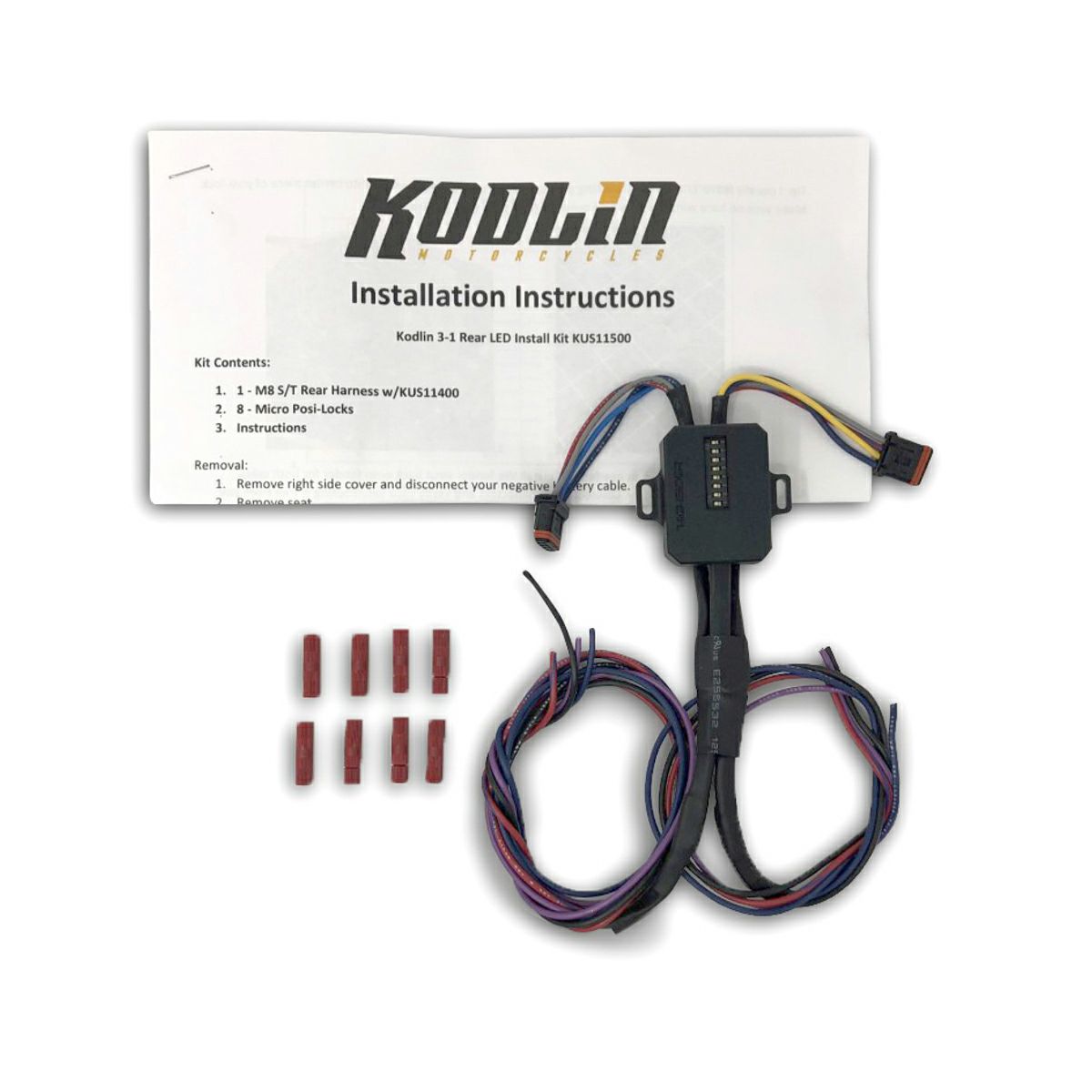 ハーレー用LEDフロントウィンカーM8ソフテイルコドリンUSA