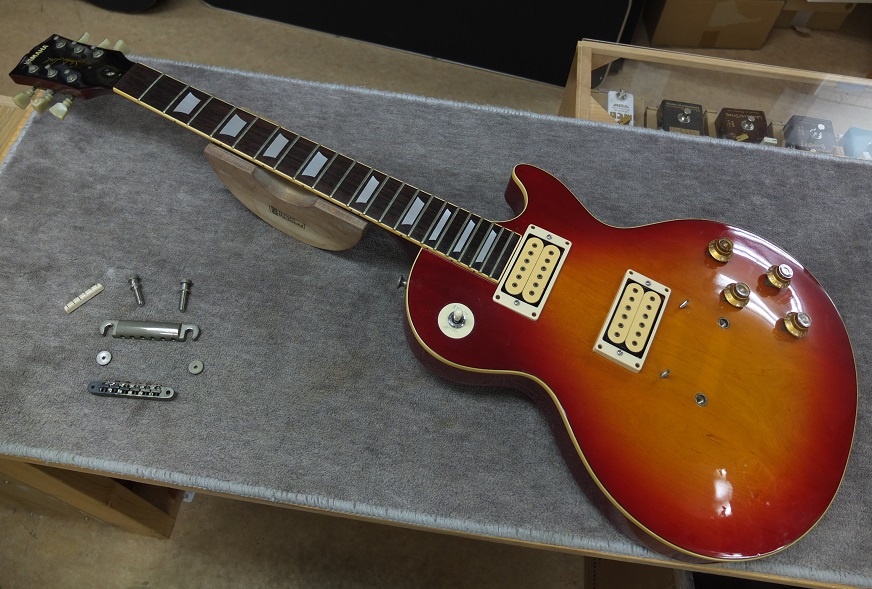 80年代製造 YAMAHA SL550S レスポールタイプのオーバーホール①