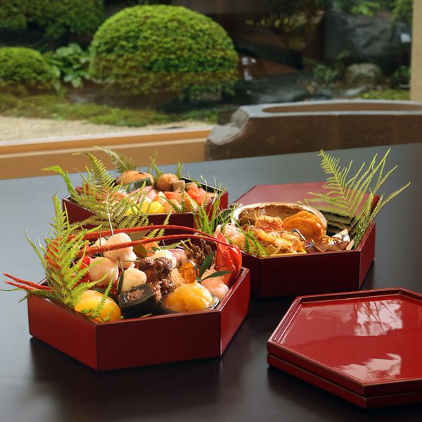 重箱 4段 漆塗 持ち手つき 【公式通販】