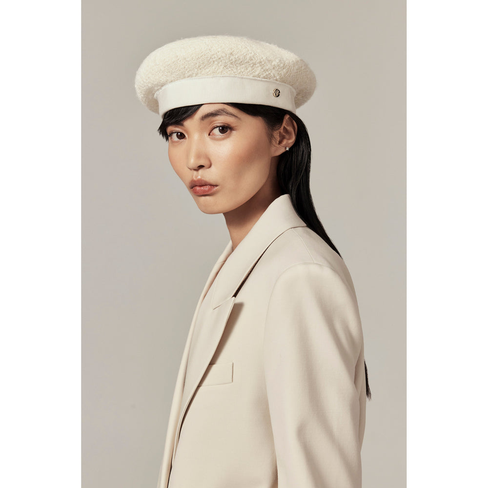 Buy Juniper Wool Blend Beret - Cream - Helen Kaminski