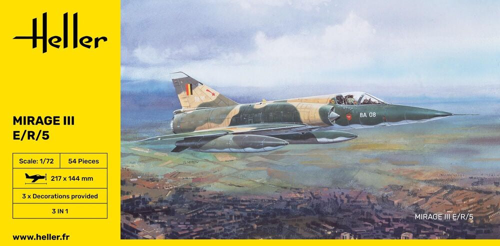 Mirage III E 1/72 – Heller