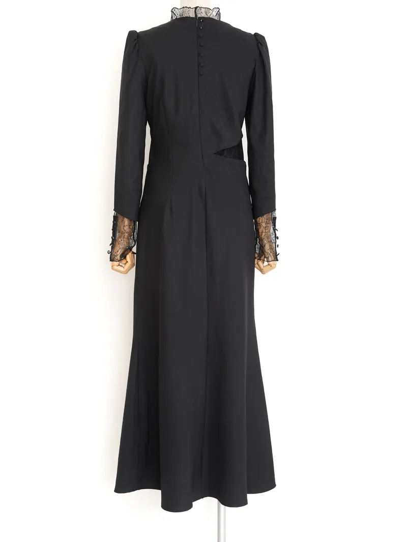 Ameri VINTAGE（アメリ ヴィンテージ）HOLE SPANGLE LACE DRESS