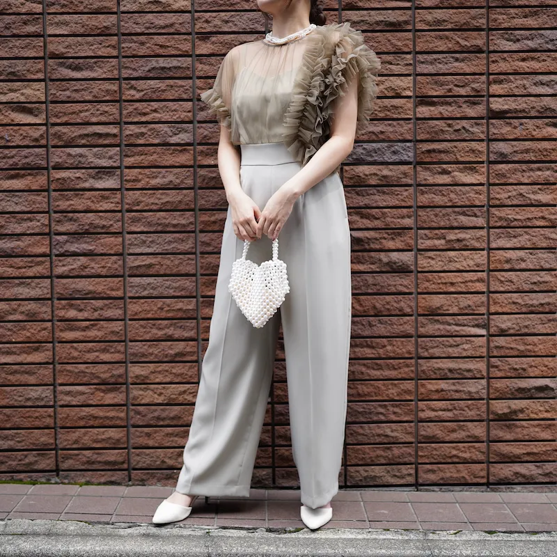 こきPoM】 LADYチュールドッキングコンビネゾン ミントラグナムーン