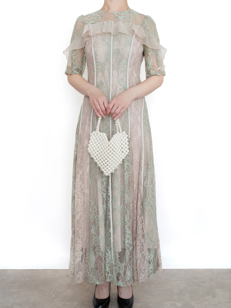 FRAY I.D（フレイ アイディー）コンビネーションレースフレアドレス