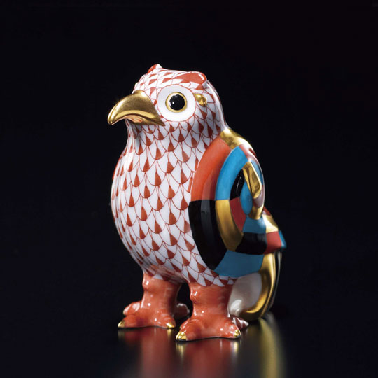 最終値下ヘレンド オウル 世界のフクロウ 箱 バリ限定3000体