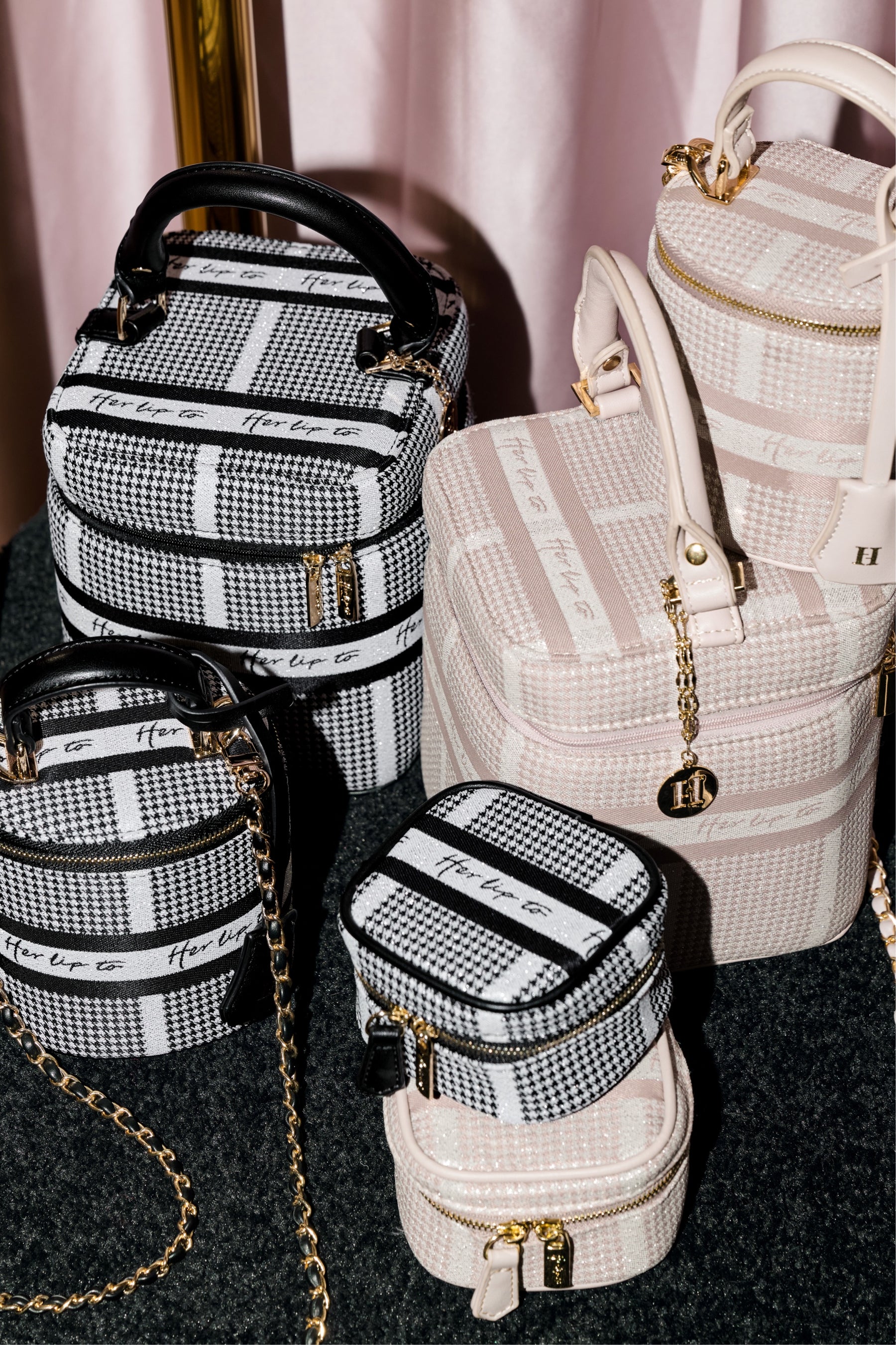 HLT Jacquard Mini Vanity Bag