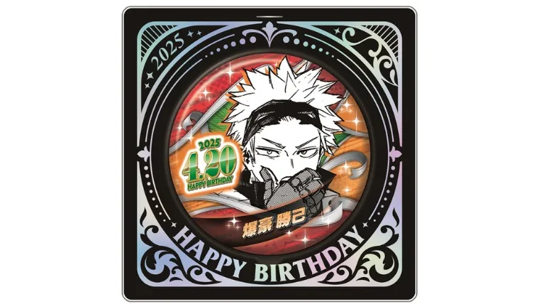 爆豪勝己 缶バッジ バースデー缶バッジ2022 ジャンプ ヒロアカ Amazon