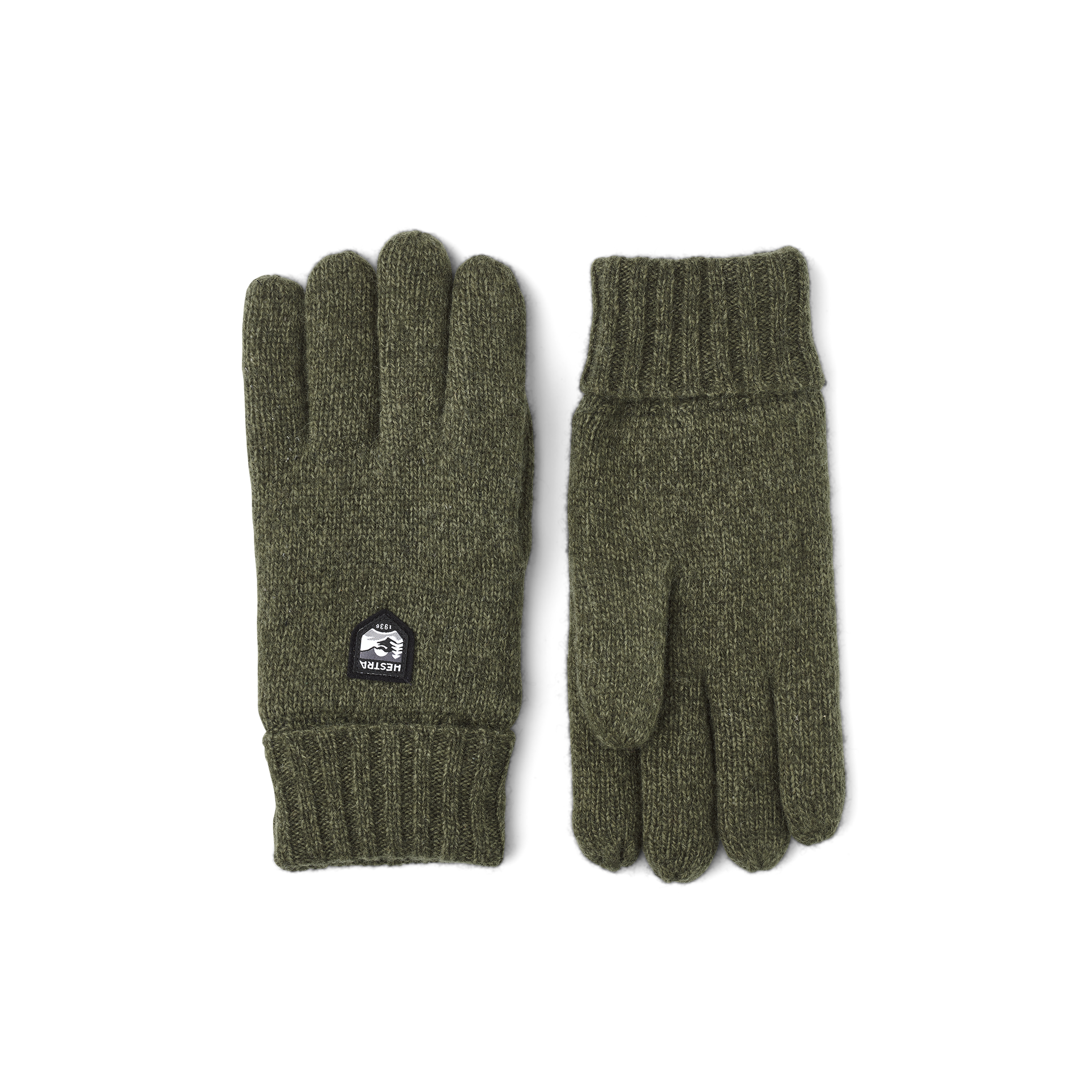 Basic Wool Glove - Olive | Hestra Gloves