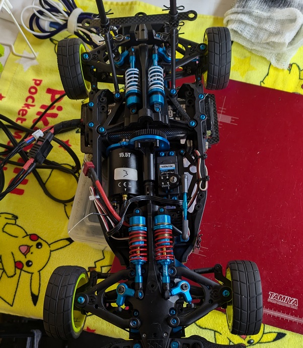 タミヤ TC－01 FORMULA E＆ツーリング ボディ メカ込み 走行僅か TC-01