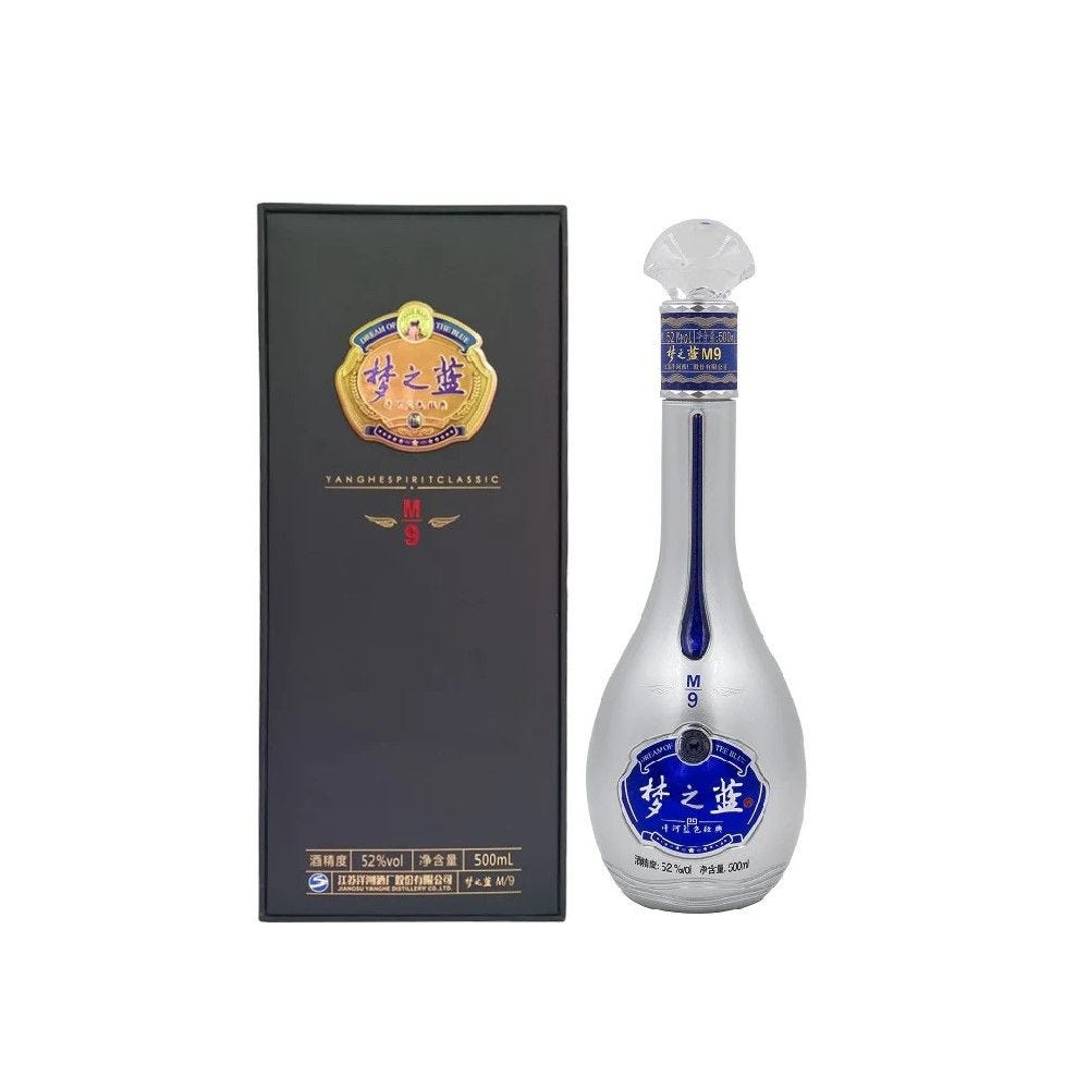 洋河藍色經典夢之藍M9 52度500毫升
