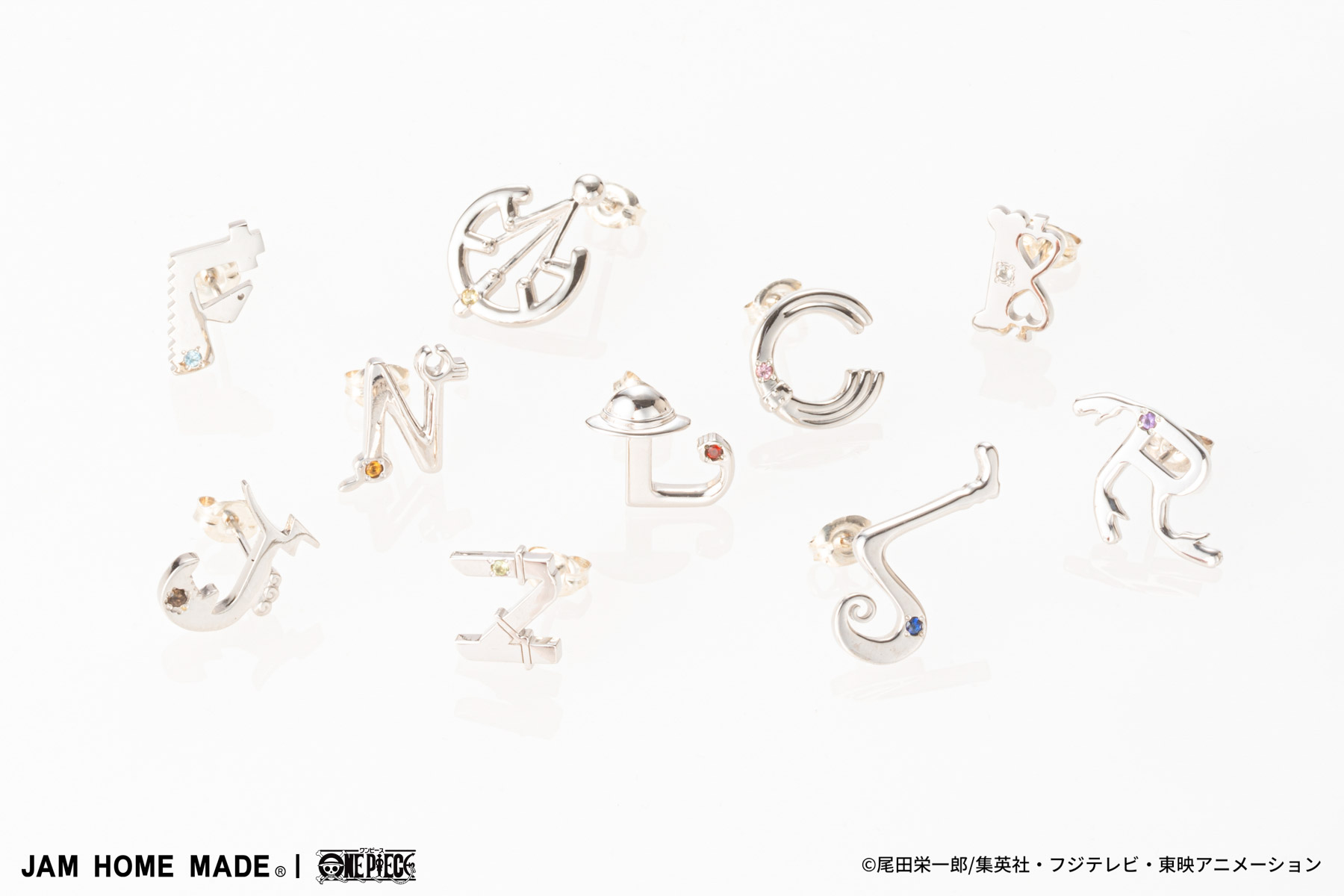 アクセサリーブランド JAM HOME MADE より “麦わらの一味” の10人