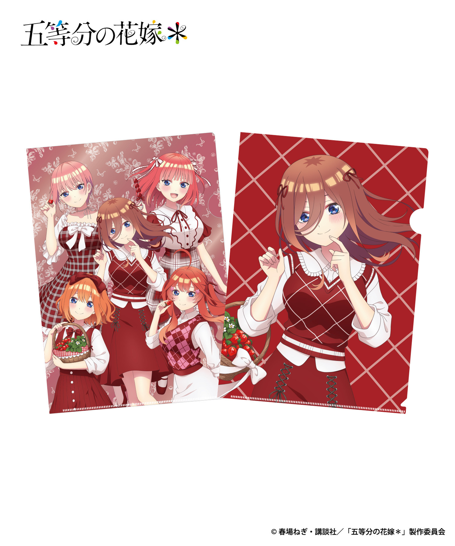 TVスペシャルアニメ「五等分の花嫁＊」 クリアファイル2枚セット_三玖