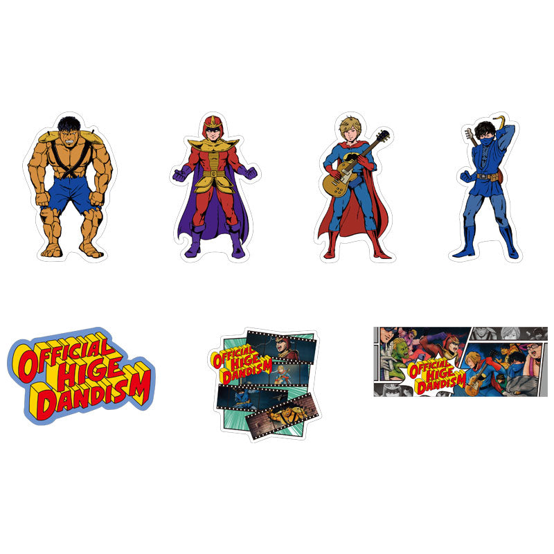 Official髭男dism ヒゲダン ガチャ ピンバッジ・レジャーシート