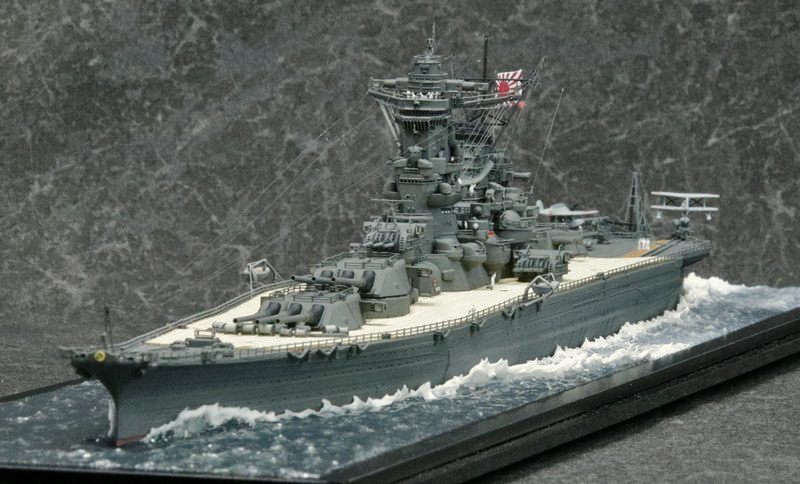 1/700戦艦「大和」【就役時】完成写真 – 艦船模型製作代行モデル