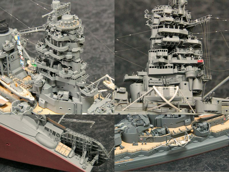 模型誌作例22】1/700航空戦艦「伊勢」 – 艦船模型製作代行モデル