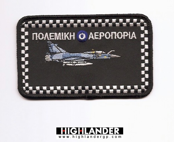 Hellenic Air Force Mirage 2000 Patch – Checkerboard Edition
