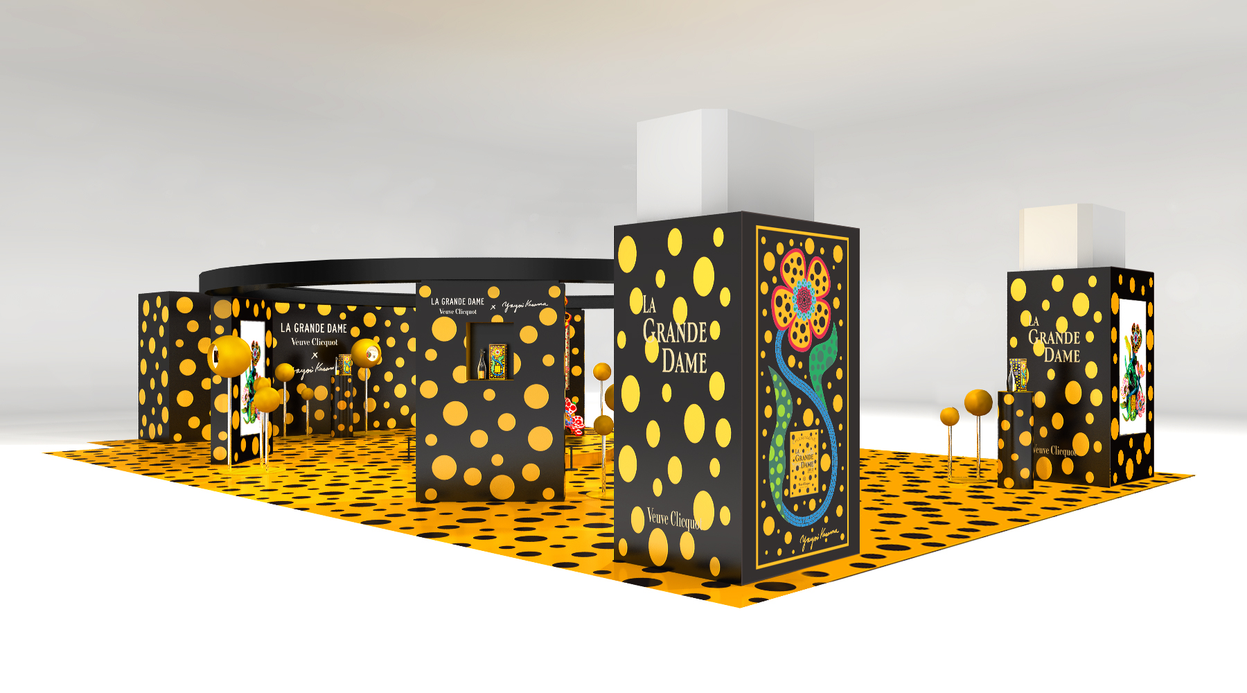 VEUVE CLICQUOT×草間彌生コラボシャンパン再発売 日本各地で