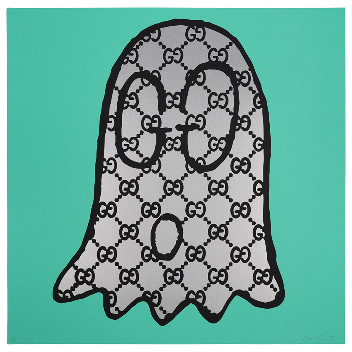 GR8 GUCCI ghost 版画 ポスター 二枚セット GR8 GUCCI ghost ポスター