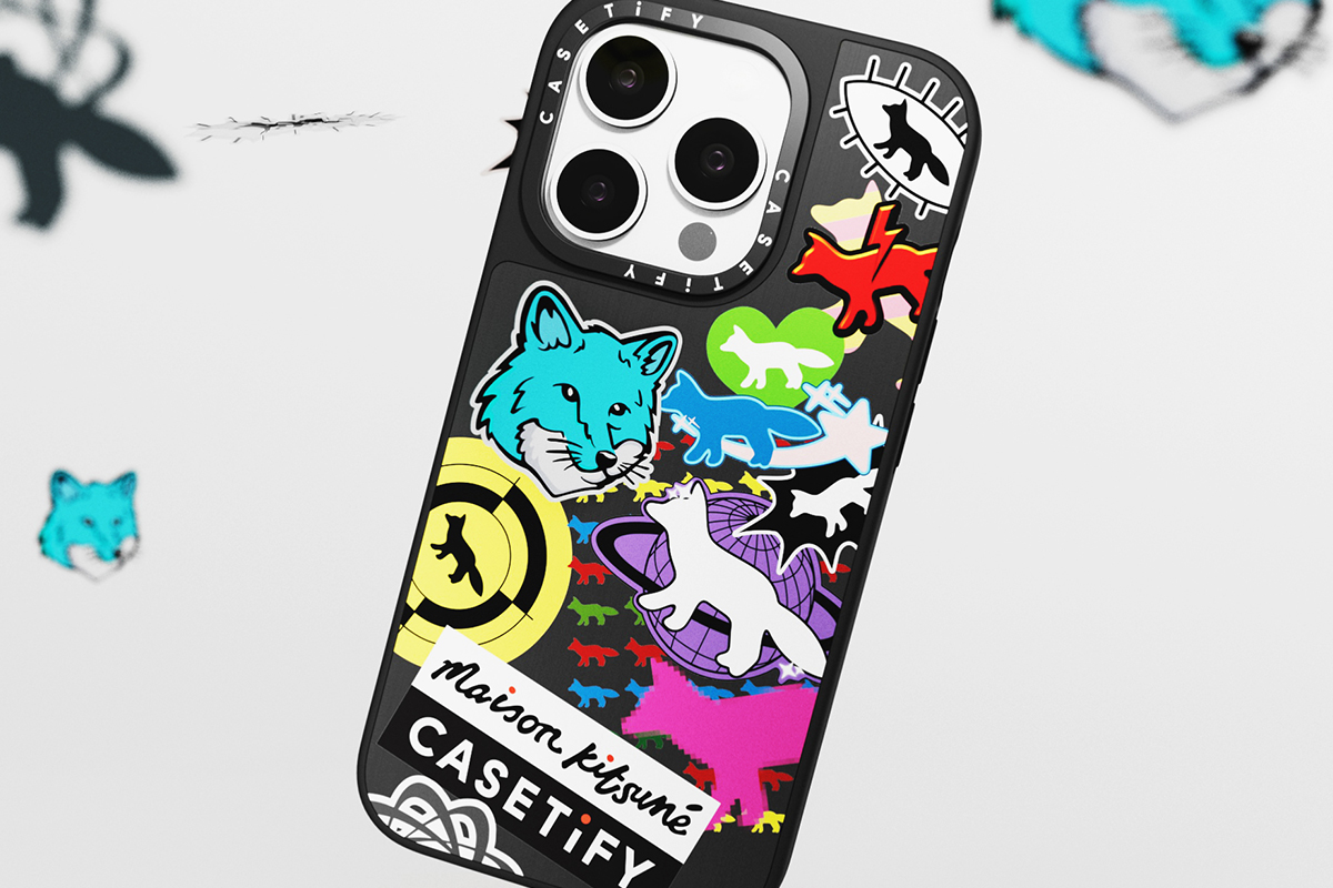 Maison Kitsuné x CASETiFY」コレクション発売。Foxロゴを鮮やかに